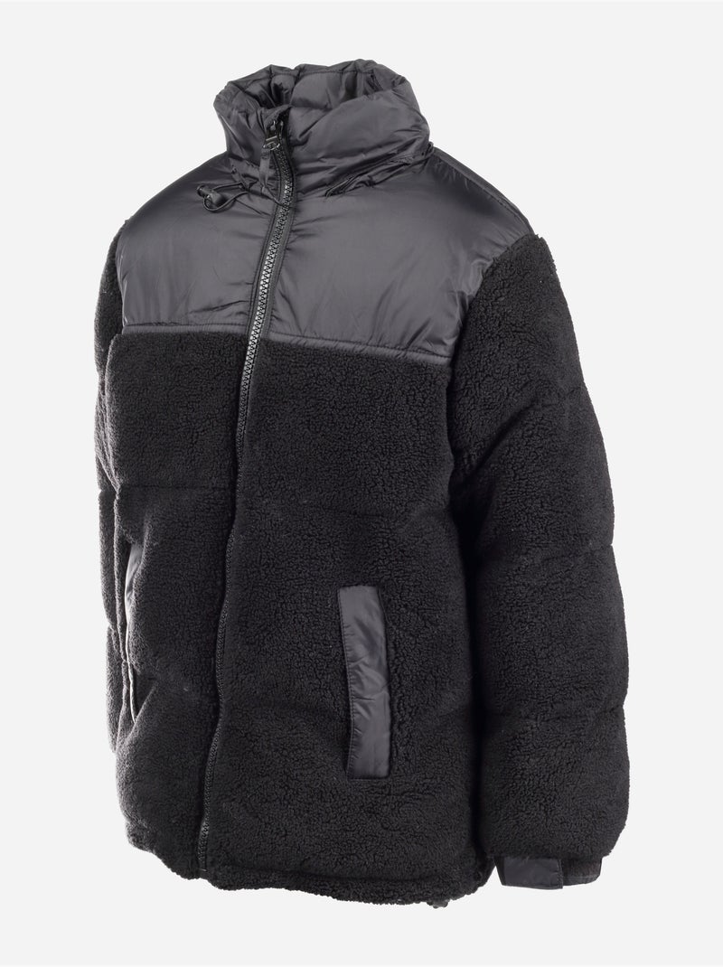 Chaqueta con cuello alto - boom kids Negro - Kiabi