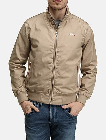 Chaqueta con cuello alto - Schott