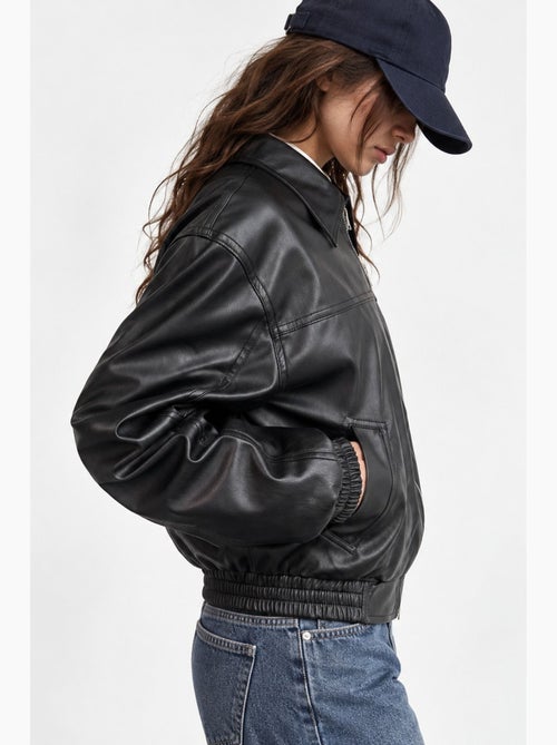 Chaqueta con cuello camisero y cremallera hiccup - Kiabi