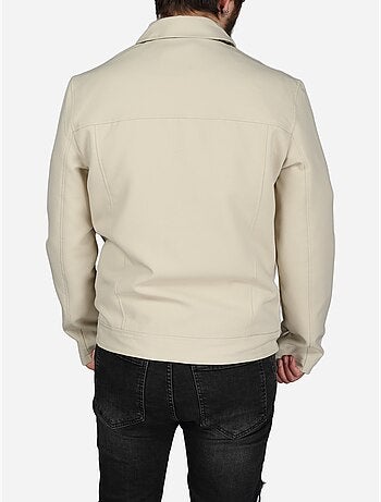 Chaqueta con cuello de camisa - frilivin