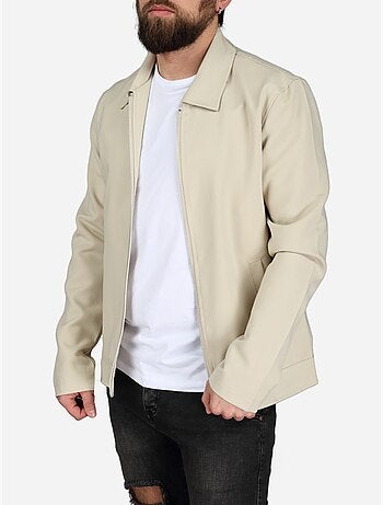 Chaqueta con cuello de camisa - frilivin