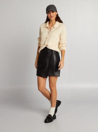 Chaqueta con cuello de polo