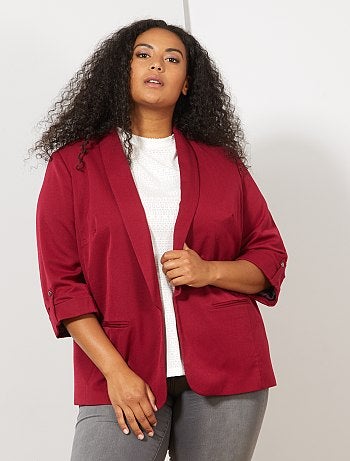 Chaqueta con cuello largo - Kiabi