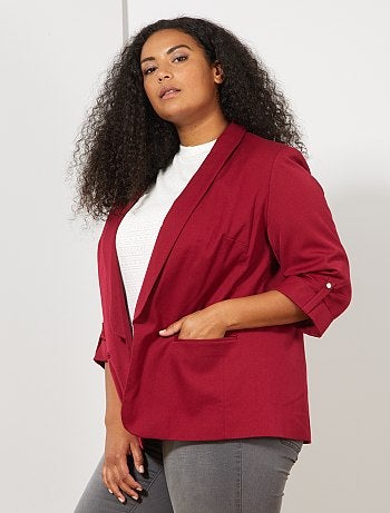 Chaqueta con cuello largo - Kiabi