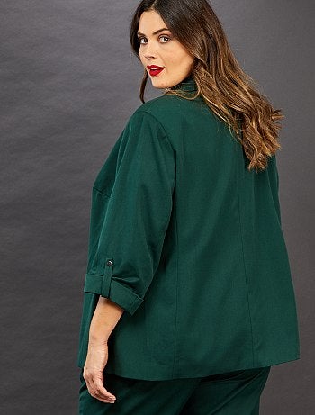 Chaqueta con cuello largo - Kiabi