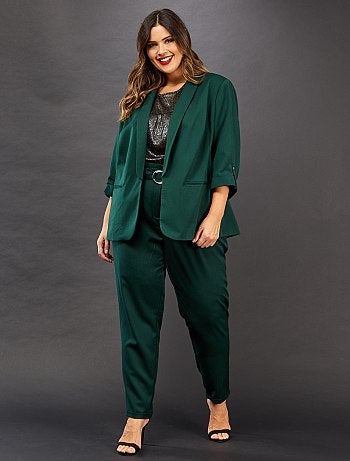 Chaqueta con cuello largo - Kiabi