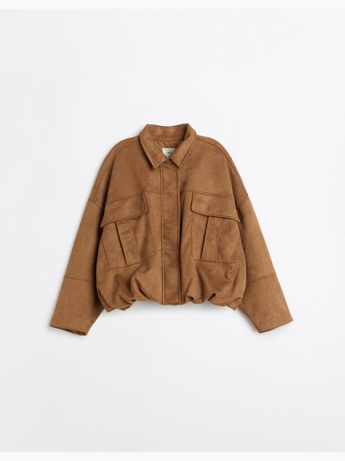 Chaqueta con efecto de ante, mo fashion - Kiabi