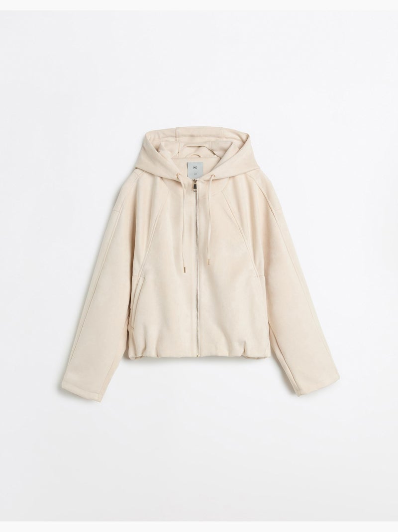 Chaqueta con efecto de ante, MO Fashion Beige - Kiabi