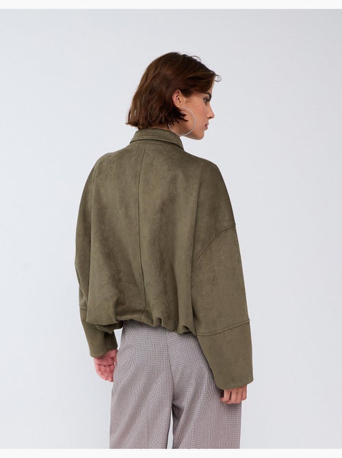Chaqueta con efecto de ante, mo fashion - Kiabi