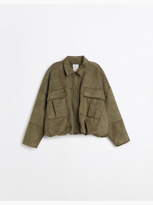 Chaqueta con efecto de ante, mo fashion - Kiabi