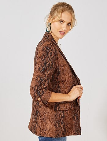 Chaqueta con estampado animal - Kiabi