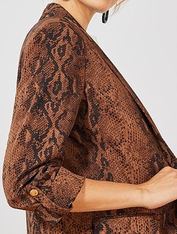 Chaqueta con estampado animal - Kiabi