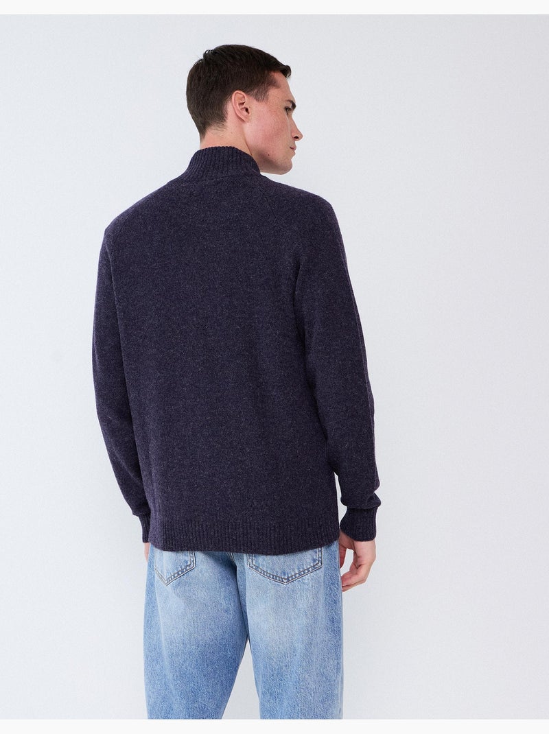Chaqueta con mezcla de lana, mo fashion Azul - Kiabi