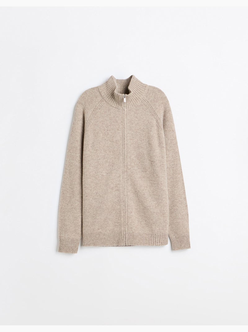 Chaqueta con mezcla de lana, mo fashion Beige - Kiabi