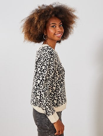 Chaqueta con motivo de 'leopardo' - Kiabi