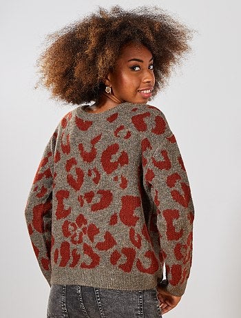 Chaqueta con motivo de 'leopardo' - Kiabi