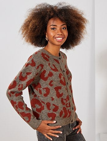 Chaqueta con motivo de 'leopardo' - Kiabi