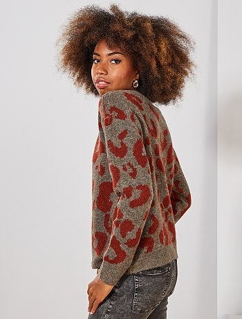 Chaqueta con motivo de 'leopardo' - Kiabi