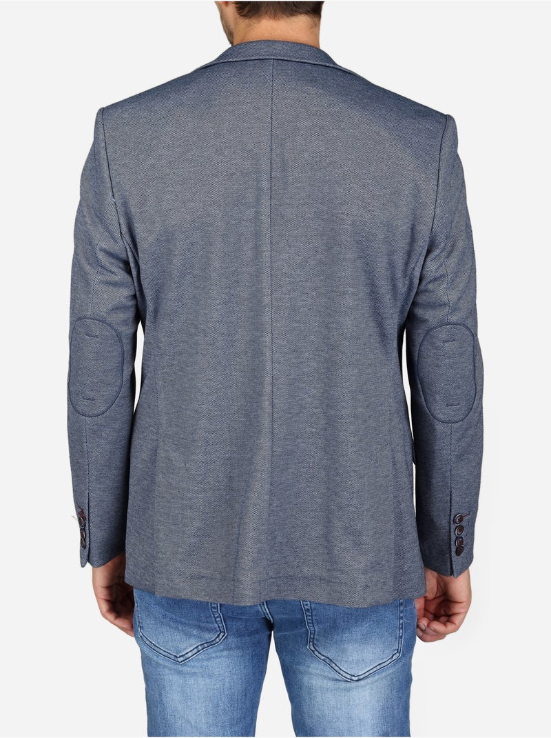 Chaqueta con solapas - silverstone Gris azul - Kiabi