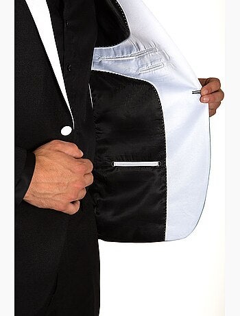 Chaqueta con solapas de raso Kebello