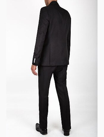 Chaqueta con solapas de raso Kebello