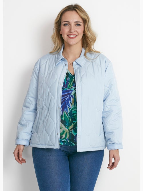 Chaqueta corta acolchada con botones automáticos - AFIBEL - Kiabi