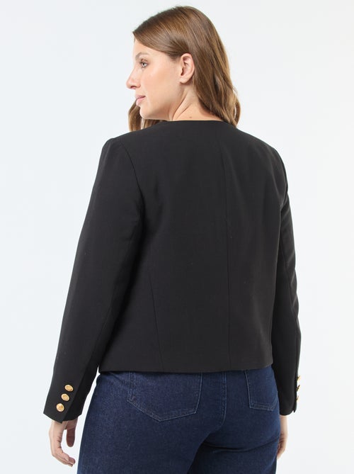 Chaqueta corta con botones retro - Kiabi