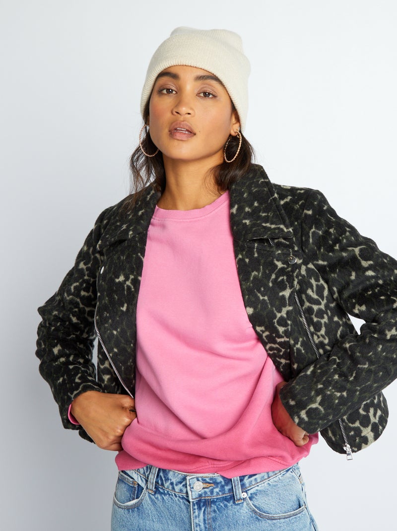 Chaqueta corta con estampado de 'leopardo' 'JDY' leopardo - Kiabi