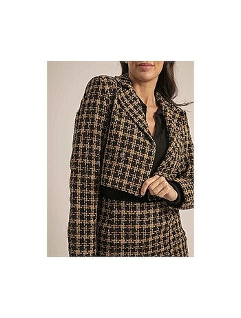 Chaqueta corta con motivos USMALIA