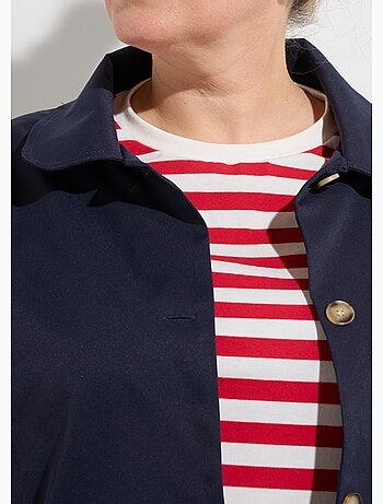 Chaqueta corta de algodón, cuello Peter Pan - AFIBEL