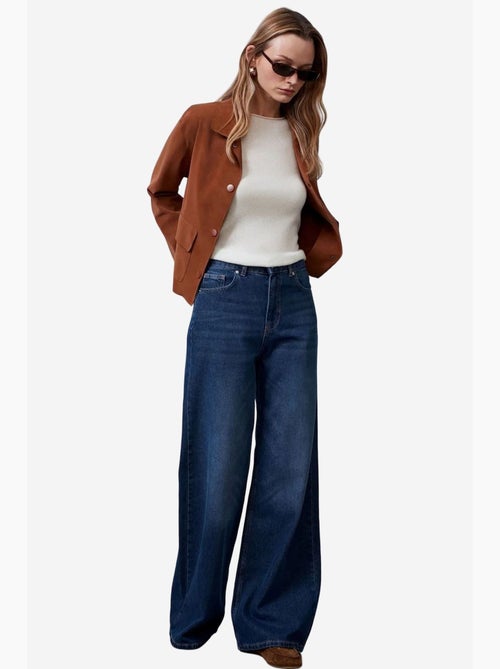Chaqueta corta de ante sintético para mujer dilvin - Kiabi Chaqueta corta de ante sintético para mujer dilvin - Kiabi