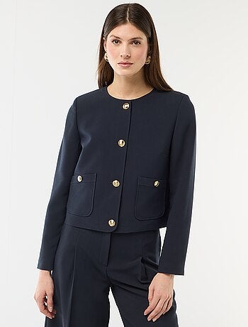 Chaqueta corta de ceremonia lisa