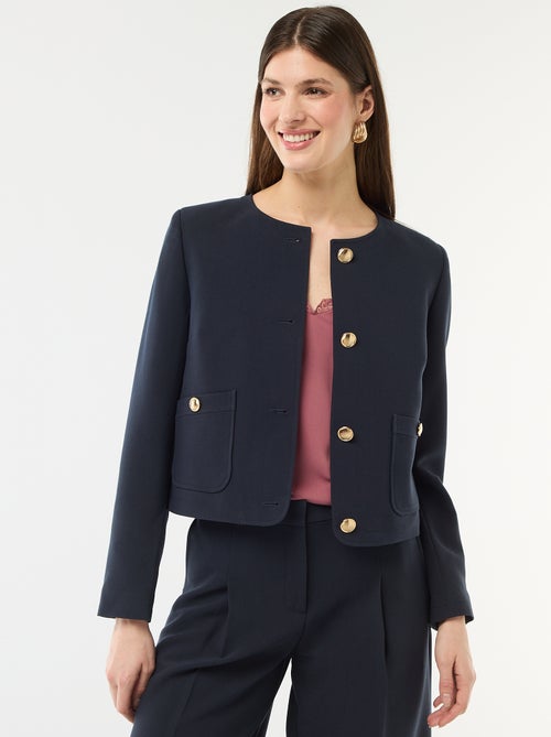 Chaqueta corta de ceremonia lisa - Kiabi