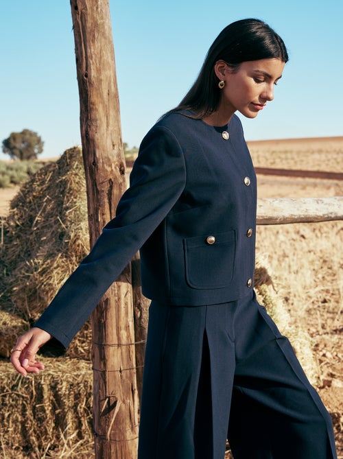 Chaqueta corta de ceremonia lisa - Kiabi