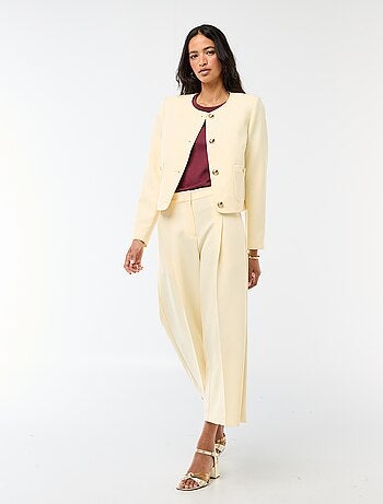 Chaqueta corta de ceremonia lisa