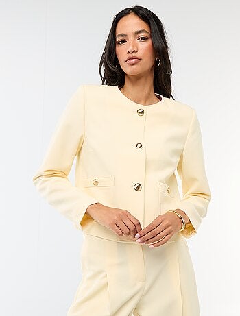 Chaqueta corta de ceremonia lisa