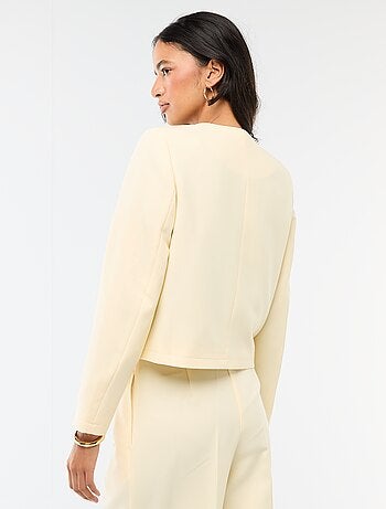 Chaqueta corta de ceremonia lisa