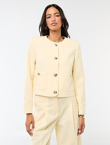 Chaqueta corta de ceremonia lisa