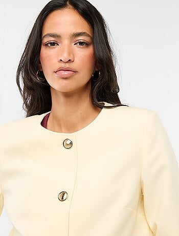 Chaqueta corta de ceremonia lisa