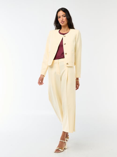 Chaqueta corta de ceremonia lisa - Kiabi