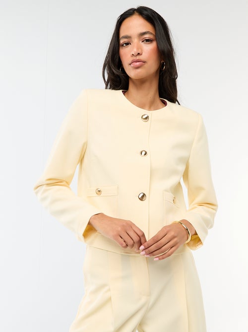 Chaqueta corta de ceremonia lisa - Kiabi