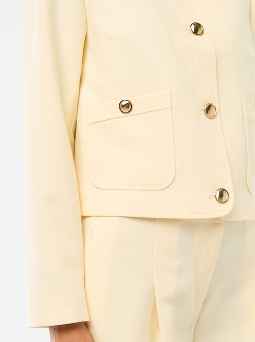 Chaqueta corta de ceremonia lisa - Kiabi