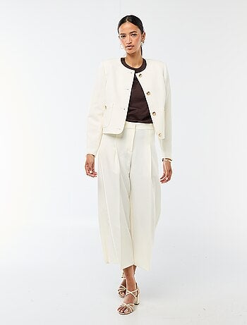 Chaqueta corta de ceremonia lisa