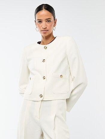 Chaqueta corta de ceremonia lisa