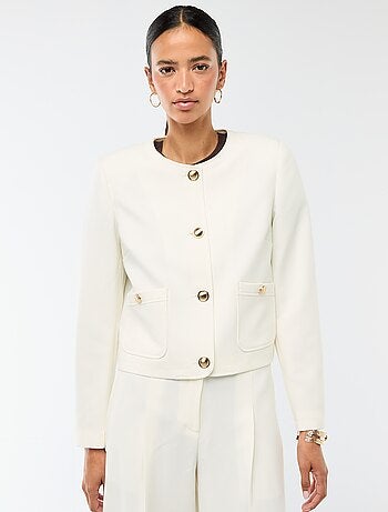 Chaqueta corta de ceremonia lisa