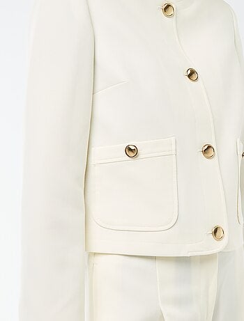 Chaqueta corta de ceremonia lisa