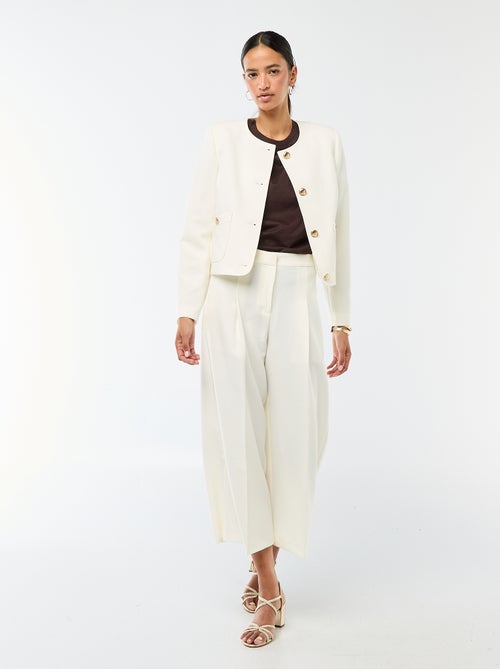 Chaqueta corta de ceremonia lisa - Kiabi