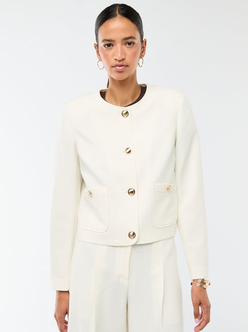 Chaqueta corta de ceremonia lisa - Kiabi