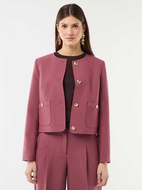 Chaqueta corta de ceremonia lisa - Kiabi