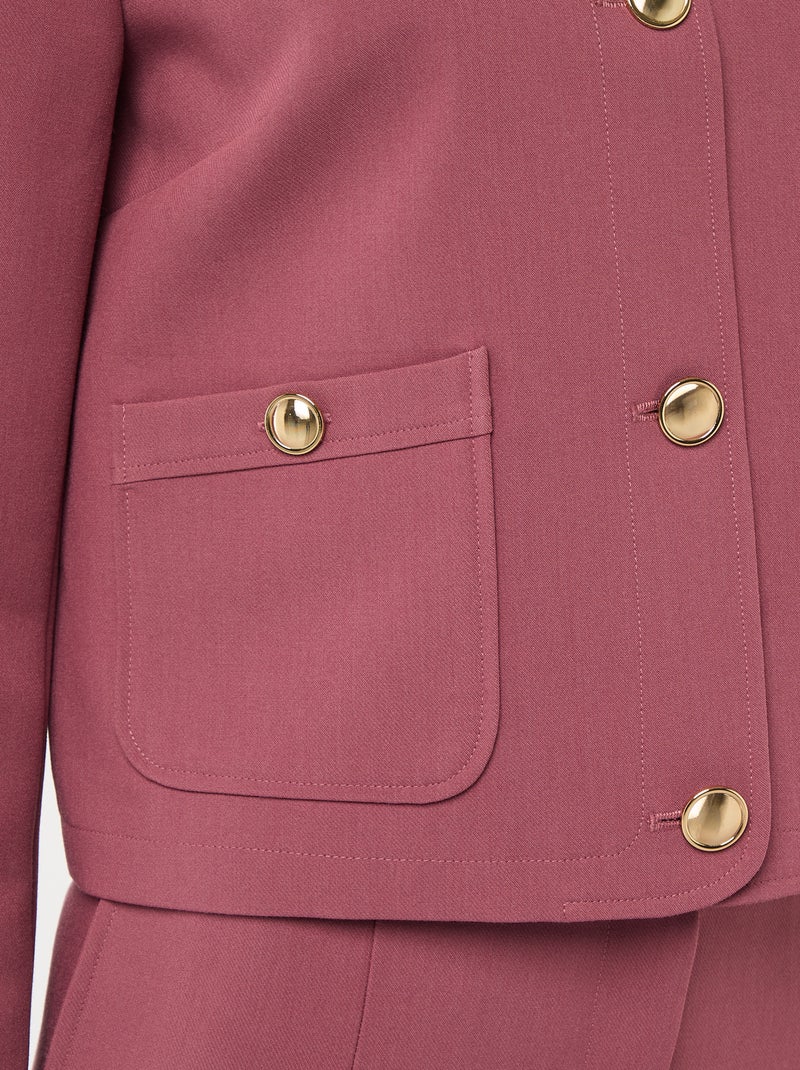 Chaqueta corta de ceremonia lisa Rojo - Kiabi